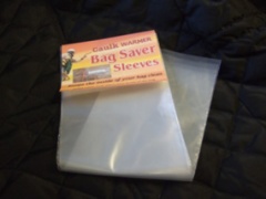 Bag Saver Sleeves for Caulk Warmer